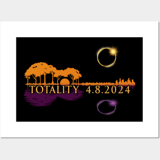 America Totality Reflections 4-8-24 Sun Eclipse Posters and Art